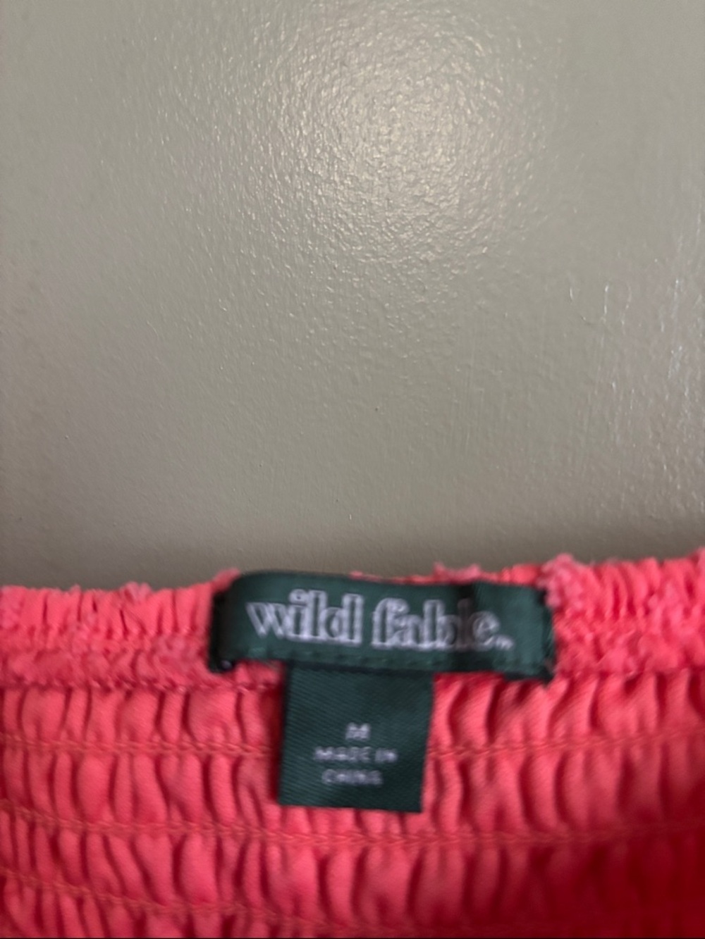 wild fable Coral Tiered Dress - Picture 2 of 3